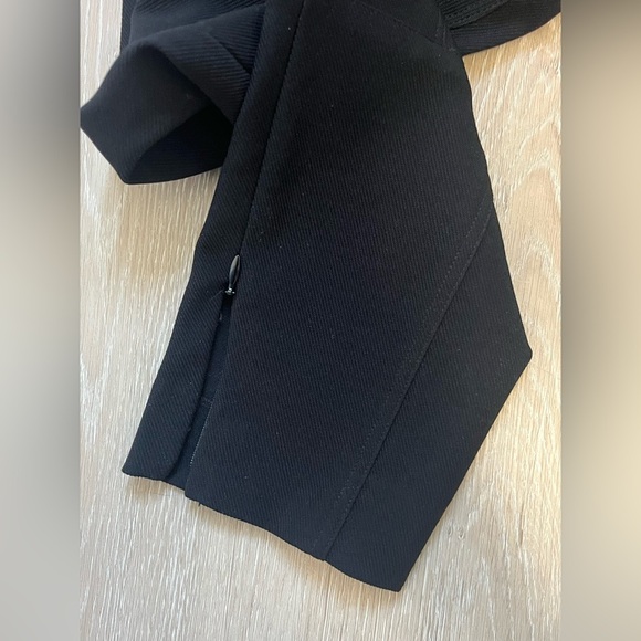 Burberry Black Skinny Trousers Crop with Zippers Riding - Picture 10 of 14